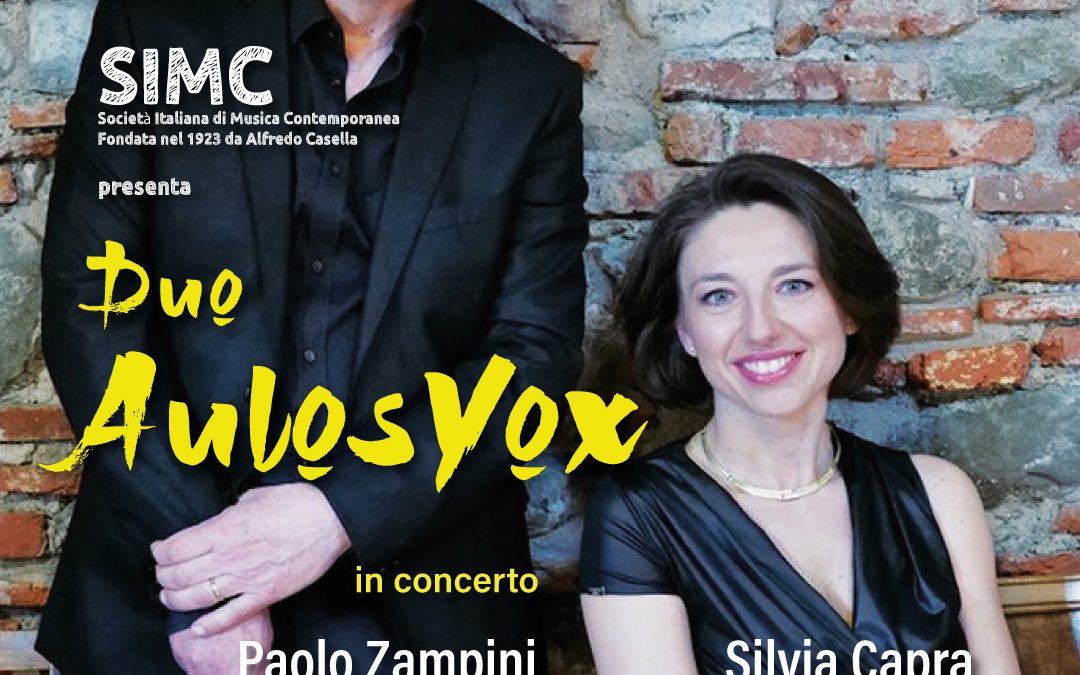 SIMC, presenta DUO AULOSVOX in concerto – Silvia Capra e Paolo Zampini
